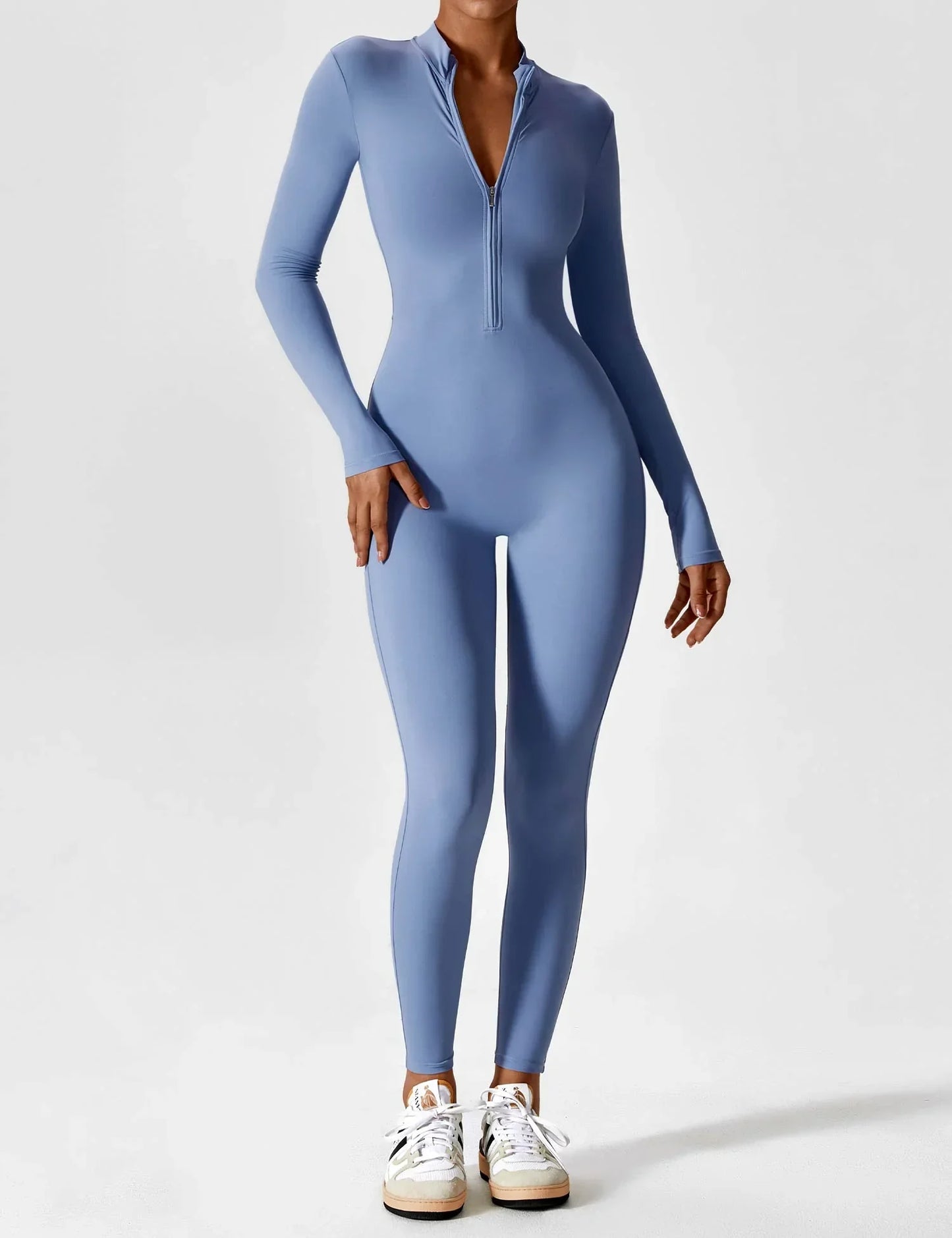 Effortless Edge Zip-Up Jumpsuit™